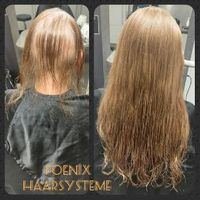 Haarintgration, Echthaar, Hairweaving Befestigung